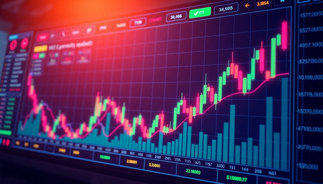 Cryptocurrency Trading News highlights digital charts showing market trends and analysis for